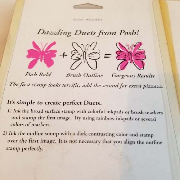 3 Sets Rubber Stamps Unoped New - Picture 6 of 7